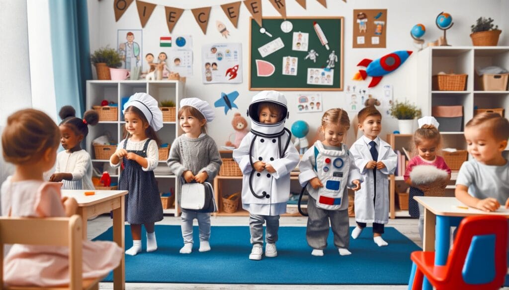 Profissões na educação infantil