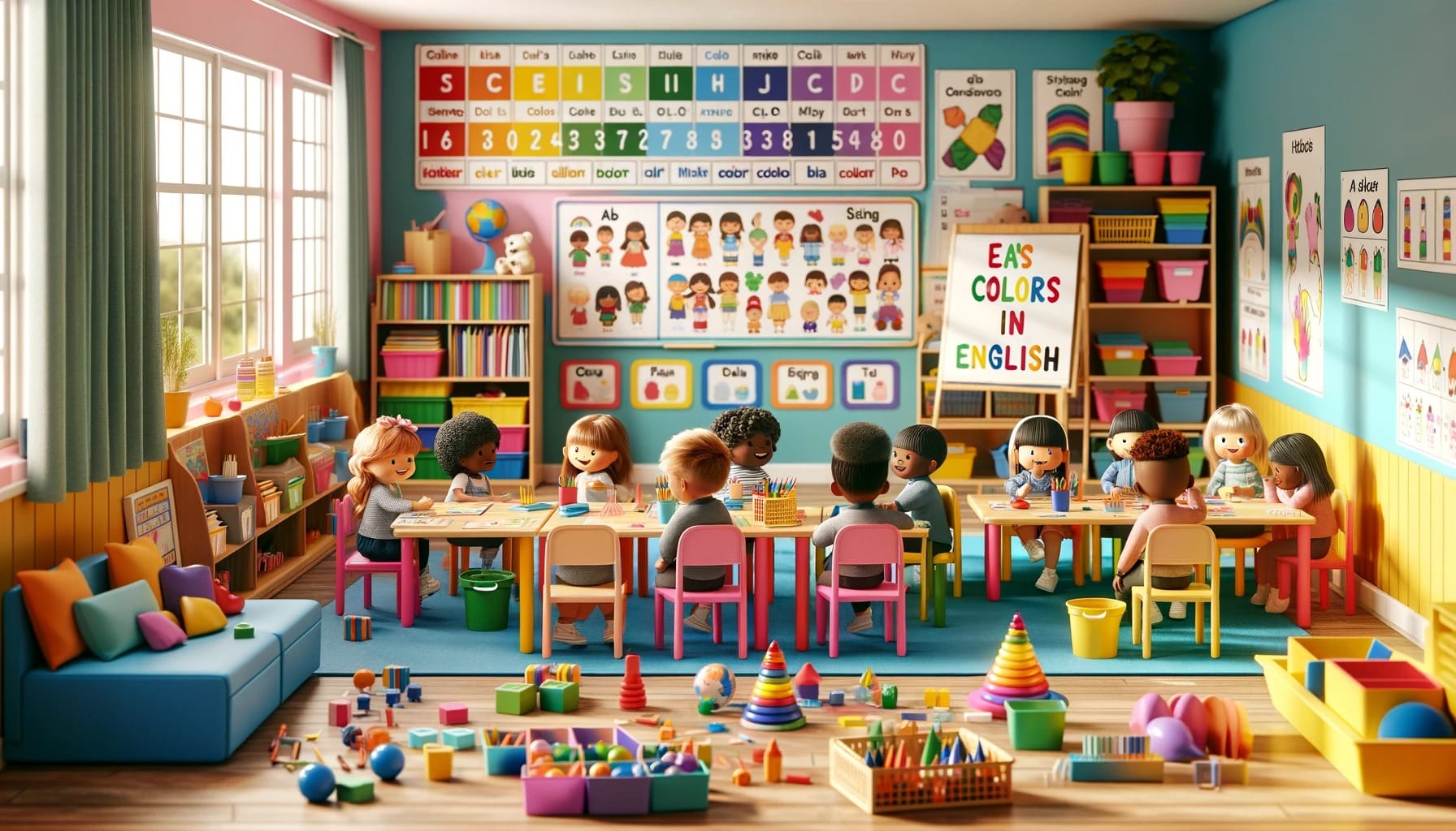 Plano de Aula: Cores em Inglês para Educação Infantil