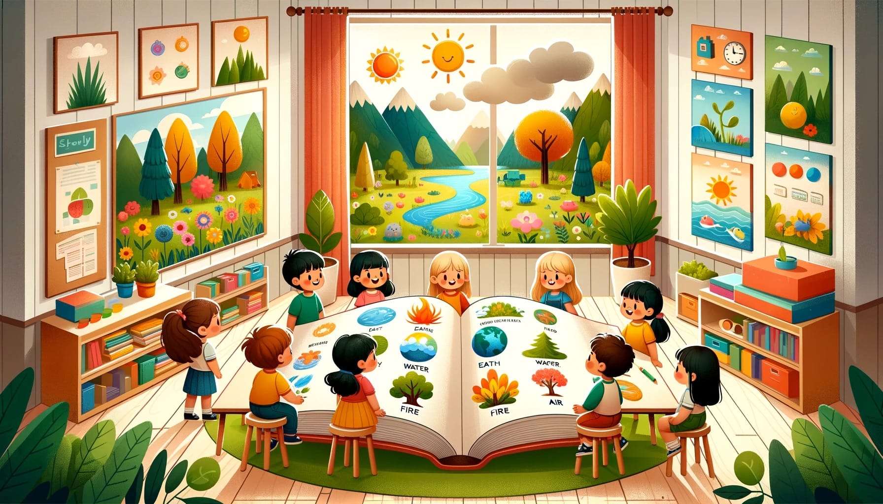 Plano de Aula: Explorando os Elementos da Natureza na Educação Infantil