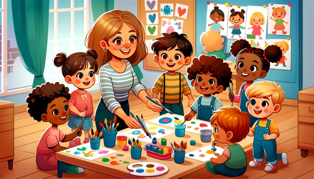  Pintura na educação Infantil