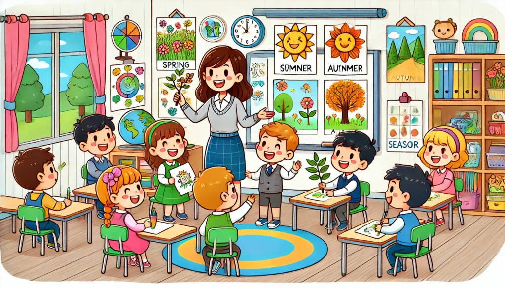 Atividades sobre as 4 Estações do Ano para Educação Infantil