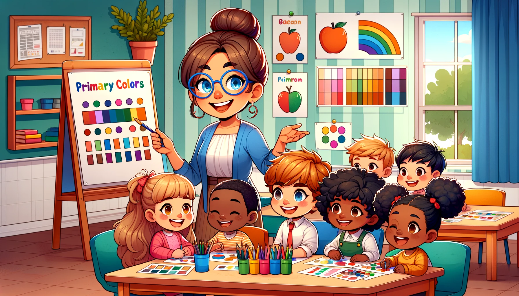 Cores Primárias na Educação Infantil De Acordo com a BNCC: Descobrindo o Mundo das Cores Primárias (3 a 5 anos)