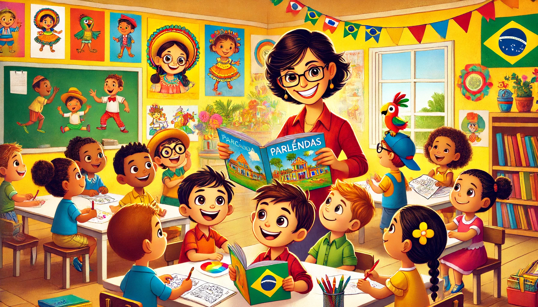 Parlendas na Educação Infantil: Uma Aula Divertida na Educação Infantil Alinhada à BNCC (4 a 5 anos)