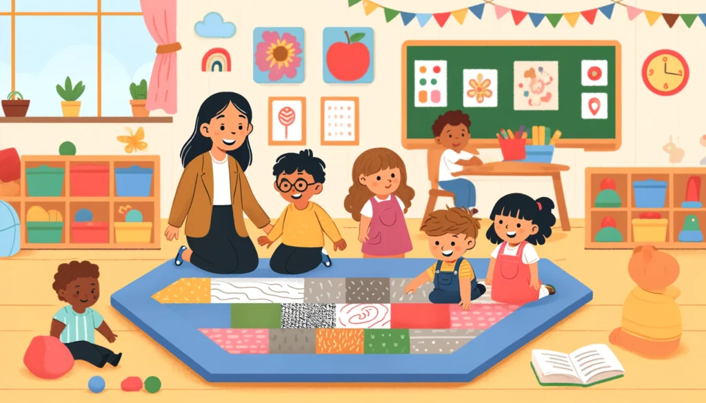 Tapete Sensorial na Educação Infantil