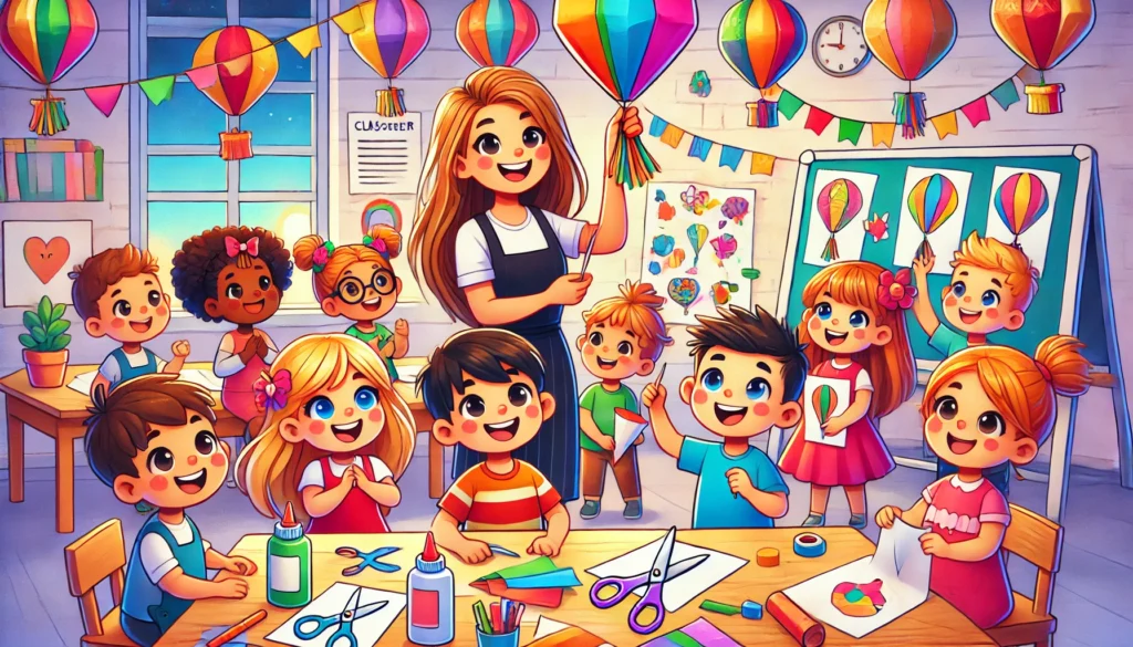 balão junino na educação infantil