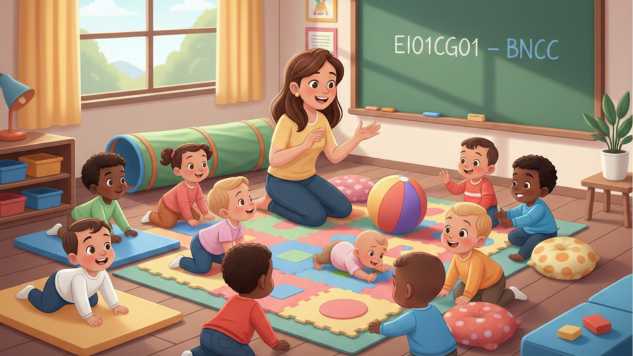 Plano de Aula sobre EI01CG01 para Bebês